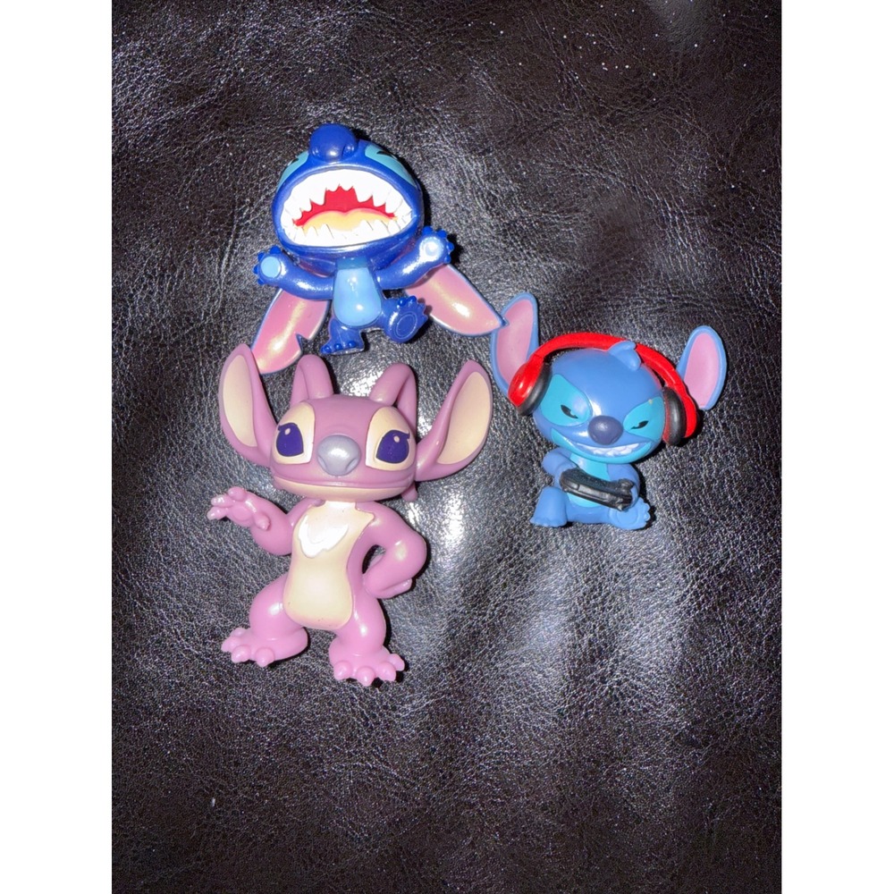 Disney Lilo Stitch Angel And Stitch Mini Figures Collectible Toys
